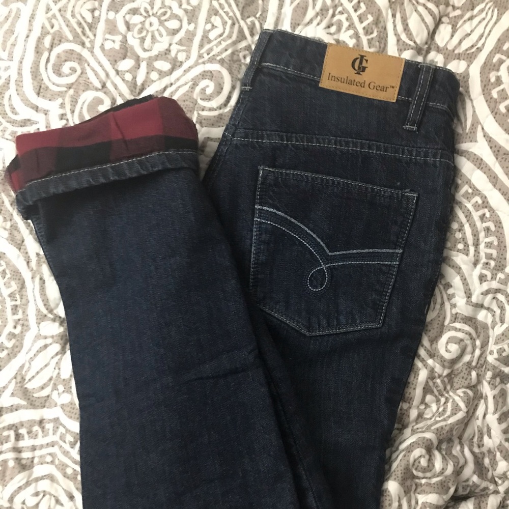 Women’s Flannel Lined Jeans - Picture 1 of 3